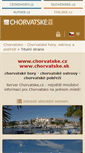 Mobile Screenshot of chorvatske.cz
