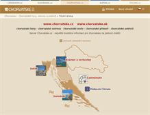 Tablet Screenshot of chorvatske.cz